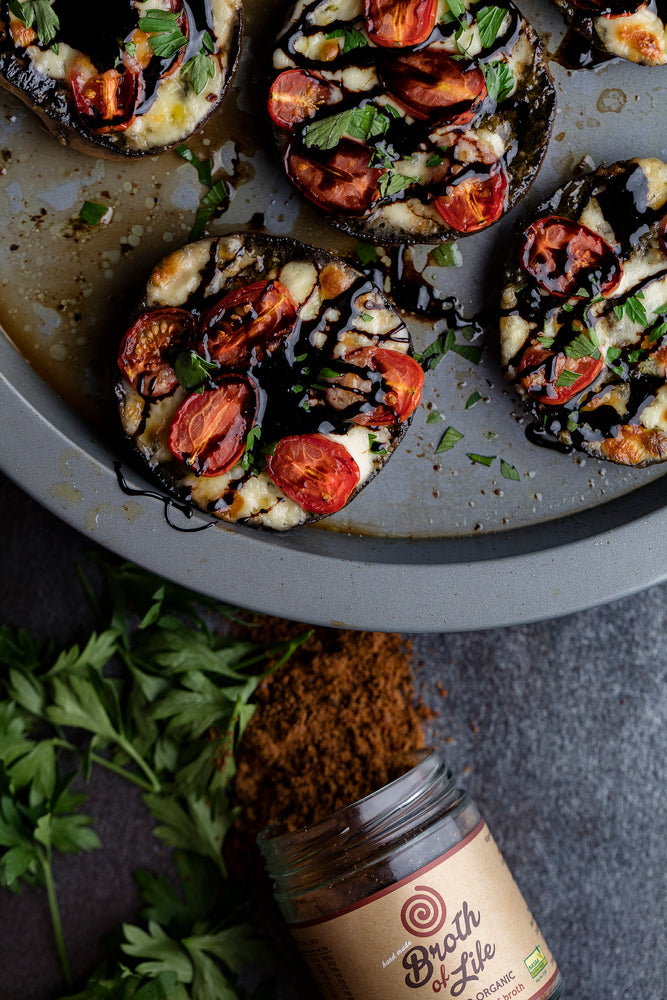 Garlic Buttered Portobello Mushrooms