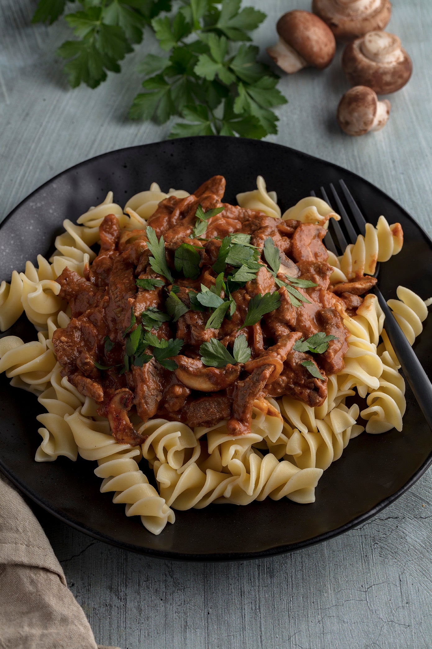 Beef Stroganoff
