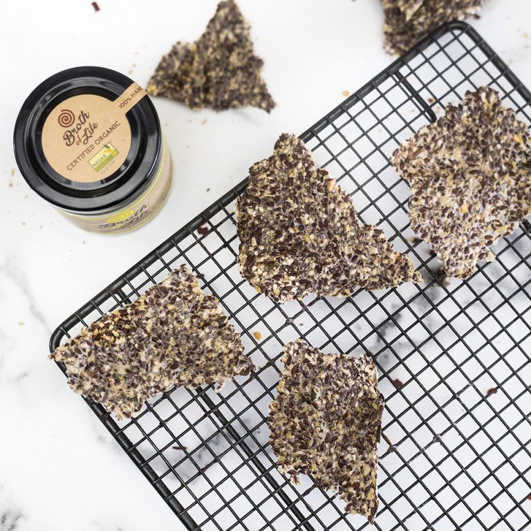 Low Carb Seed Crackers
