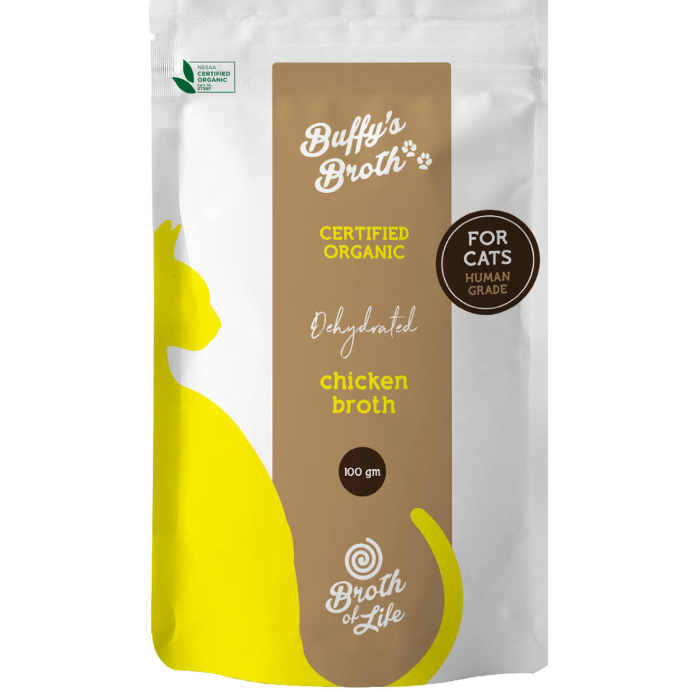 
                  
                    Certified Organic Bone Broth for Cats
                  
                