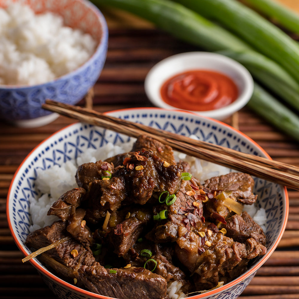 
                  
                    Asian bone broth braised beef
                  
                