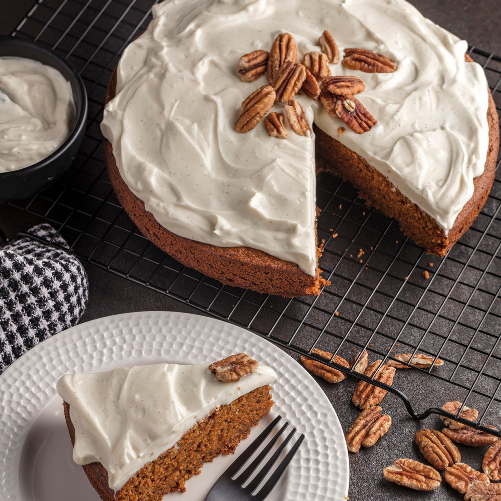 
                  
                    Carrot cake made with bone broth
                  
                