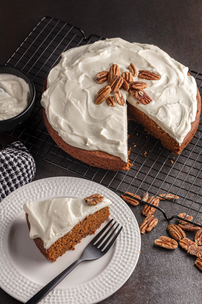 
                  
                    Carrot cake made with bone broth
                  
                