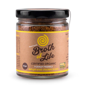 
                  
                    Large 90 gram jar of FODMAP Chicken Bone Broth
                  
                